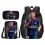 Fußballrucksack-Set mit Mbappé-Design, 3-teilig 1