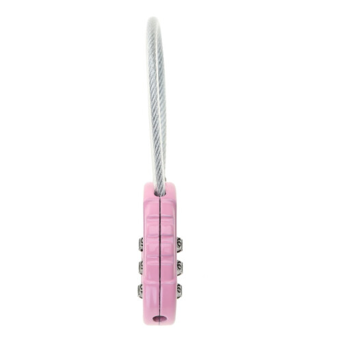 Zinc Alloy Combination Padlock Small Security Cable Lock 1 2