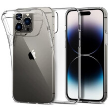 Silikonový TPU kryt pro iPhone 15Pro Max, tenký, průhledný