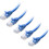 Cabo Ethernet Cat6 Azul 3m 10Gbps (Pacote com 5) 1