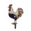 Patriotisk hanestatue i metall, rustikk 33 cm 7