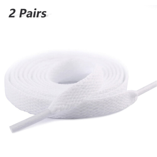 Lacets plats pour baskets - 29 couleurs, 6 longueurs, 63 pouces