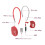 Zinc Alloy Combination Padlock Small Security Cable Lock 1 3