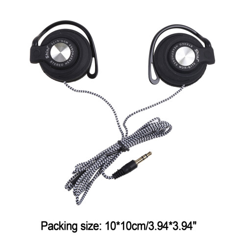 Cuffie cablate con microfono e gancio auricolare da 3,5 mm 2