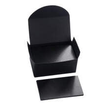 Kraft paper blank cards black 100 pcs/set