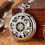 Ρολόι Compass με αραβικούς αριθμούς, χαλαζία, ασημί 1