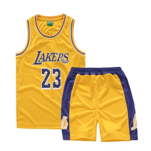 Φανέλα μπάσκετ LeBron James Lakers Μέγεθος S (120-130cm)