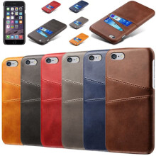 Etui ochronne na iPhone'a 6/6s z miejscem na kartę, jasnobrązowe