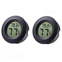 Mini thermomètre-hygromètre pour réfrigérateur-congélateur (lot de 2)