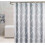 Dusjforheng Polyester Vanntett 120x180cm Grå 1