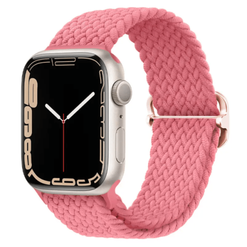 Elastisk armbånd til Apple Watch 38 mm, 40 mm, 41 mm, rosa