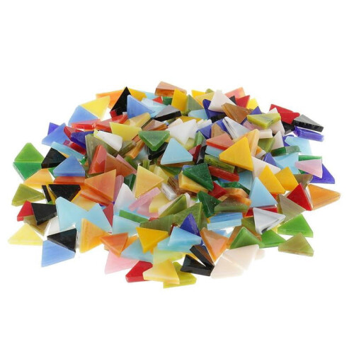 Glass Mosaic Tiles Triangle 12mm 300 Pieces 2