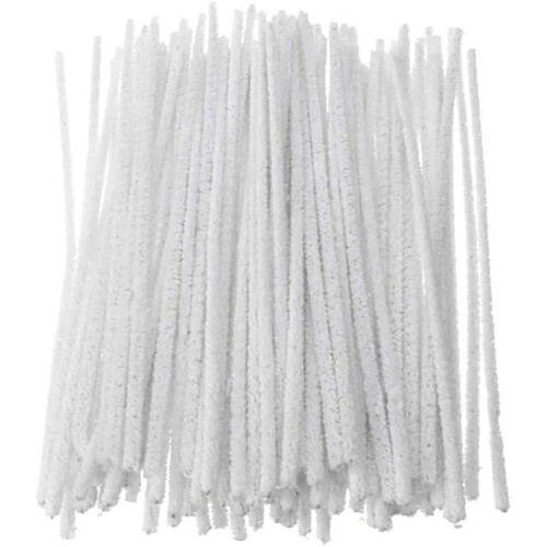 Alofun Pipe Cleaners White 100 pcs 1