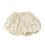 Short fille à pois fleuris blancs 1 an 1