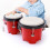 Bongo Drum Set 4 inch and 5 inch Tunable African Percussion 6