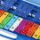 Xylophone for Kids Blue 25 Notes with 2 Mallets 6