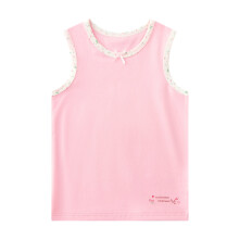 Piger Tanktop Bomuld Ærmeløs Pink Størrelse 10