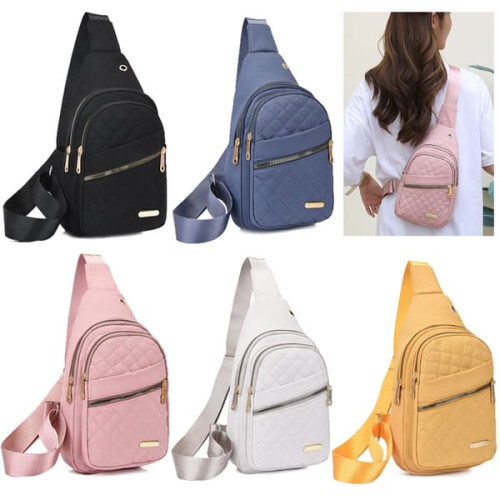 Γυναικεία τσάντα στήθους Sling Backpack μαύρη