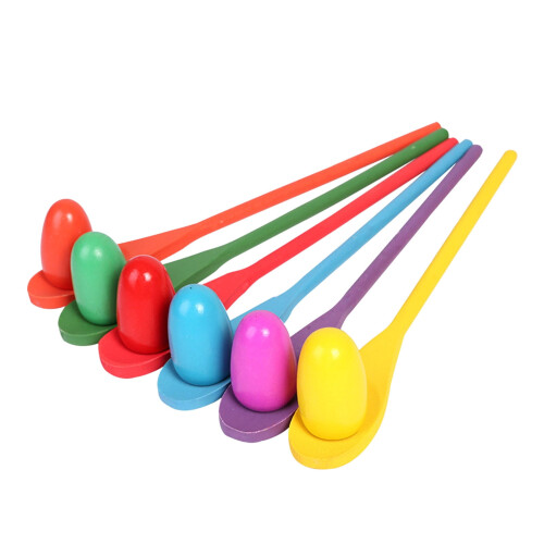 Toddler Toy Spoon Race Game for Easter Party