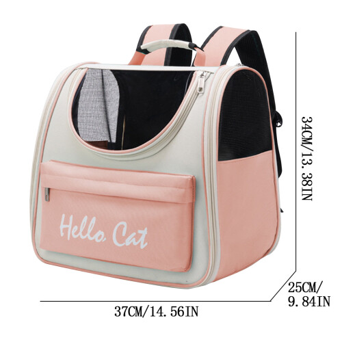 Pet Backpack Outdoor Portable Breathable Large Capacity 1