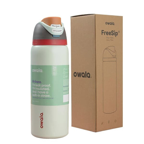 Off-White Thermos Bottle 710ml Light Green