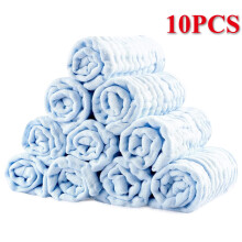 Muslin Baby Wipes Cotton Wash Cloths 10-pack 10x10 inch