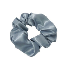 Hårbånd i satin, 12 cm, grå