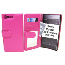Pouzdro Peněženka pro Sony Xperia XZ Premium G8141, růžová