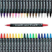 Acrylic Paint Pen Double-ended Waterproof 36 Colors