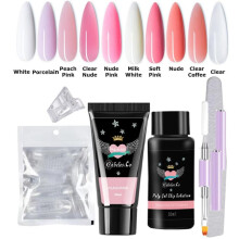 Poly Gel Nail Kit Clear 12g