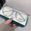 Runde Brille mit Blaulichtfilter, grau 1