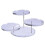 Suporte para cupcakes em acrílico transparente com 3 andares 1