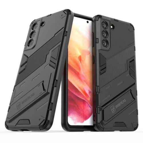 Étui antichoc avec support pour Samsung S21 Plus