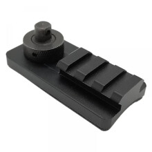 Adaptador de pino giratório para bandoleira de bipé de rifle com trilho Picatinny de 20 mm