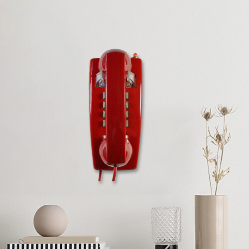 Corded wall telephone with indicator for home office 1
