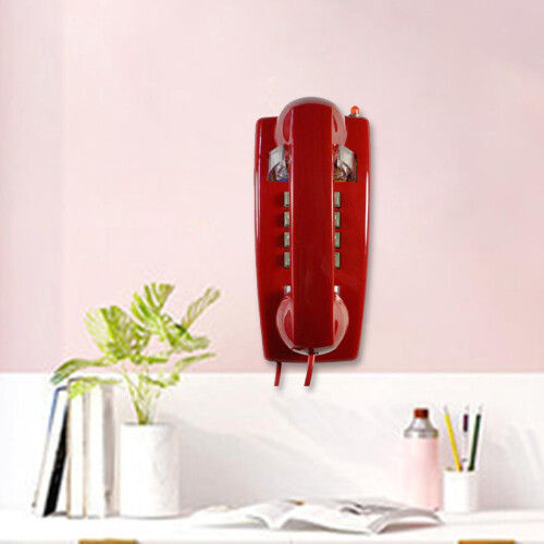 Corded wall telephone with indicator for home office 2