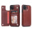 Coque antichoc marron pour iPhone 11 avec emplacement pour carte 1