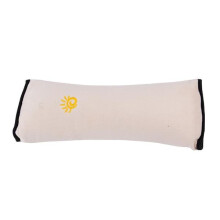 Car Seat Shoulder Pad and Headrest Cushion Beige One Size
