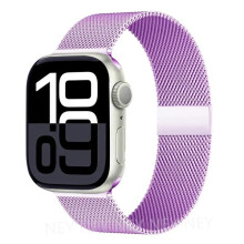 Bracelet milanais pour Apple Watch 38–49 mm violet clair