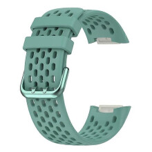 Mjukt silikon sportarmband för Fitbit Charge6/5 med