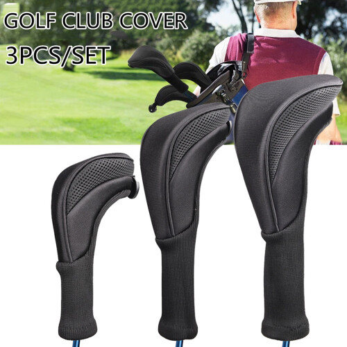 Apooke golf club head covers for woods 3-pack 1