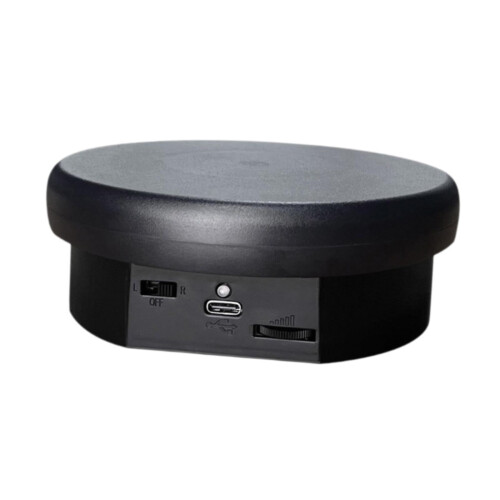 Menolana Electric Turntable Platform 360 Black 12cm