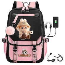 Cartoon La.bu.bu USB-oplaadrugzak 20L