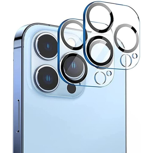 Protection d'objectif en verre trempé pour iPhone 13 Pro/Pro Max
