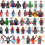 Set de blocuri de construcție minifigurine Avengers 40 buc 1