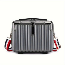 (Dark Gray) Luggage Large Capacity Suitcase Fashion Simple Student Luggage Carry-on Makeup Case