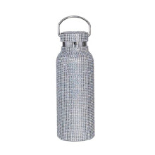 Garrafa de água Diamond Strass em aço inoxidável 500ml