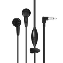 Écouteurs intra-auriculaires filaires DORO, prise jack 3,5 mm, noirs