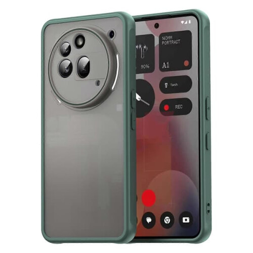 Coque Nothing Phone (3a) Pro transparente givrée PC+TPU avec