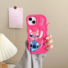 Étui de téléphone en silicone pour iPhone 11, rose rouge